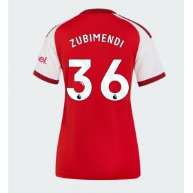 Arsenal Martin Zubimendi #36 Hjemme skjorte til dame 2026-27 Kortermet